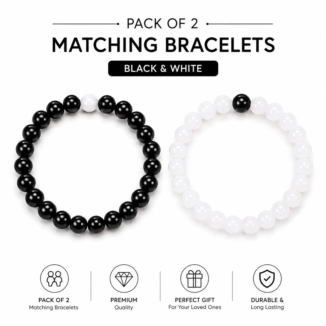 Pack of 2 Matching Bracelets