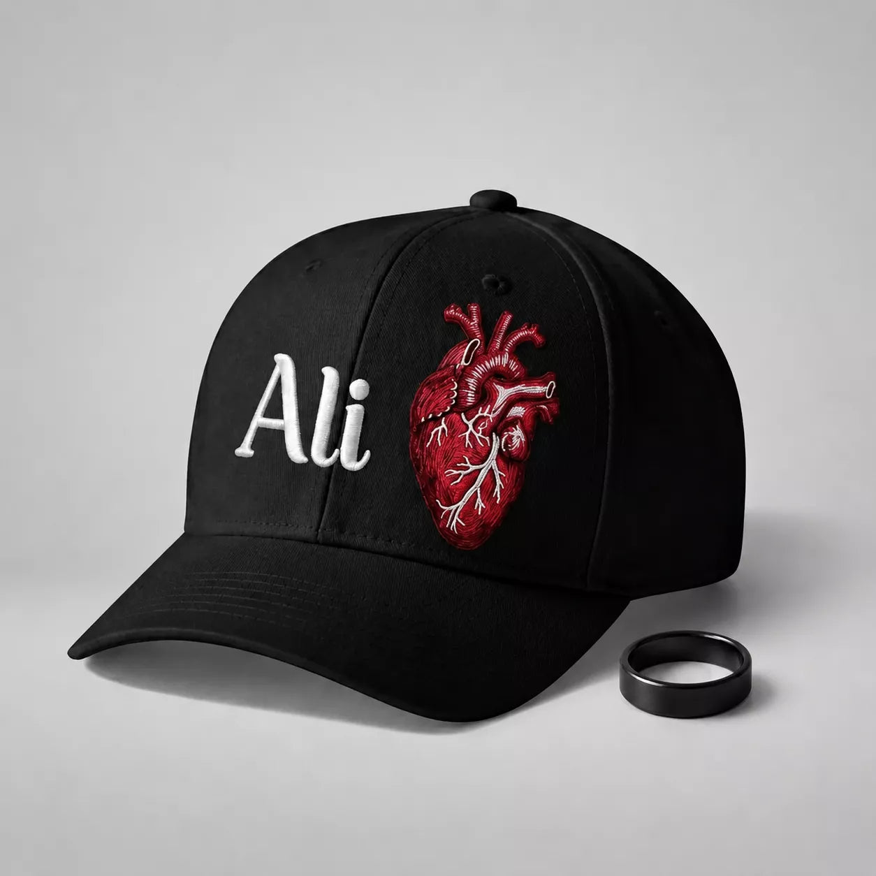 NAME CAP + STAINLESS STEEL RING