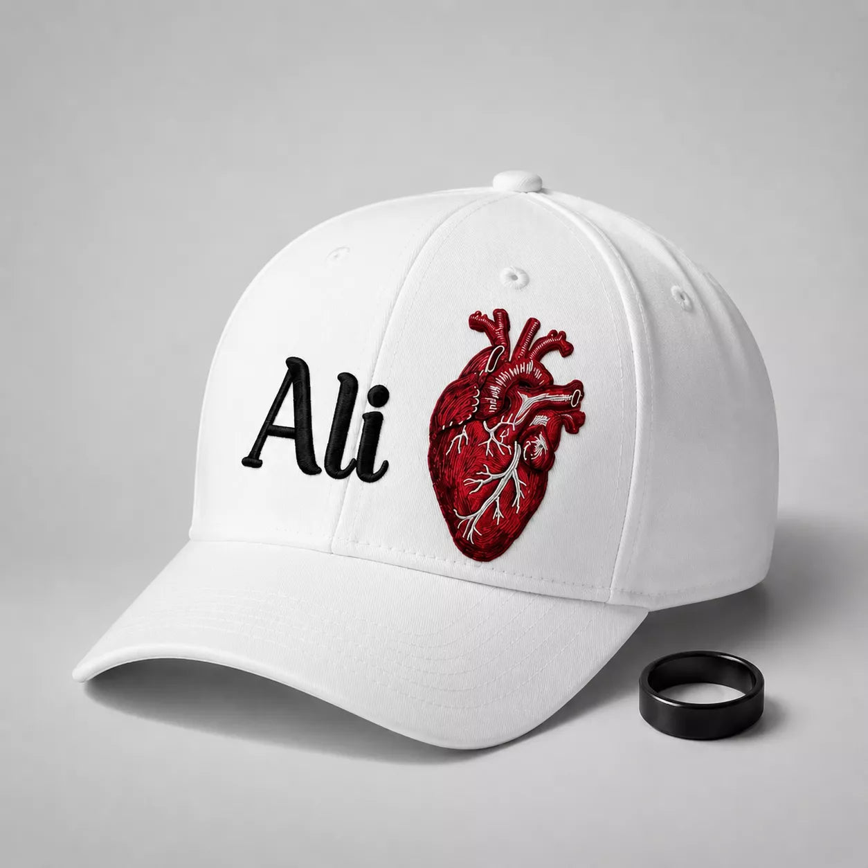 NAME CAP + STAINLESS STEEL RING